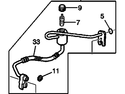 2004 Pontiac GTO A/C Hose - 92122929