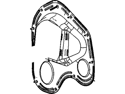 GM 15247616 PLATE, Brake Pedal