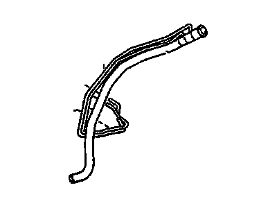 Pontiac Vibe Fuel Filler Hose - 88974748