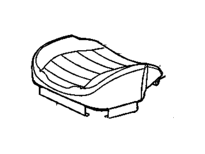 GM 19127877 Cover,Driver Seat Cushion *Wheat