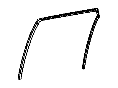 GM 19184166 Weatherstrip,Rear Side Door Window