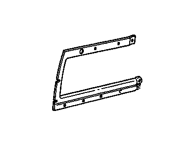 GM 15651479 Molding, Body Side Rear Garnish *Light Gray