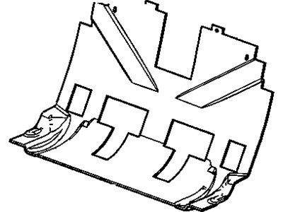 GM 25732803 Insulator, Rear Seat Back Body Panel