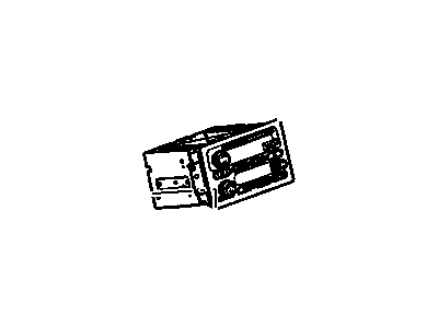 GM 15169584 Radio Assembly, Amplitude Modulation/Frequency Modulation Stereo & Clock & Audio Disc