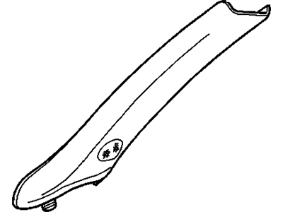 GM 25752497 Molding Assembly, Windshield Side Upper Garnish *Cashmere