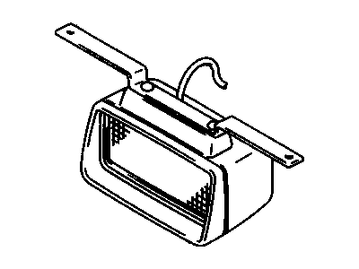 GM 30011327 Lamp,High Mount Stop *Black