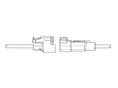 2016 GMC Canyon Body Wiring Harness Connector - 19370822