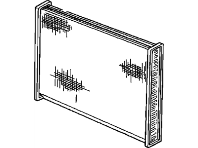 GM 3092204 Core Assembly, Radiator.