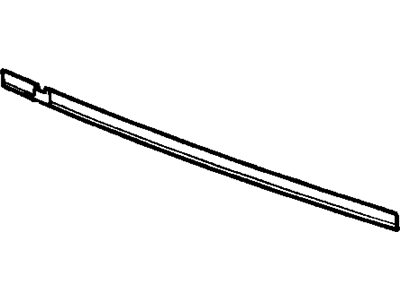 GM 10191533 Stripe - Body Side *Silver/Red