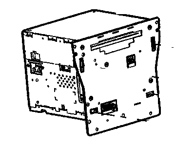 GM 92228624 Radio,Amplitude Modulation/Frequency Modulation Stereo & Clock & Audio Disc Player