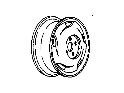 1989 Pontiac Bonneville Spare Wheel - 12507130