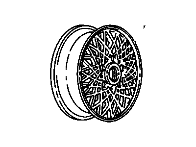 GM 12519621 Wheel Rim Assembly,15X6