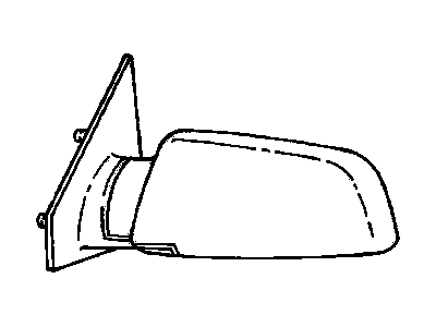 2002 Chevrolet Astro Side View Mirrors - 15757378