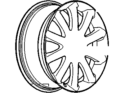 Buick Lucerne Spare Wheel - 9595943