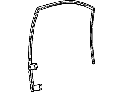 GM 20944966 Weatherstrip Assembly, Front Side Door Window