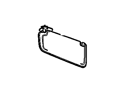 GM 22850306 Sunshade Assembly, . *Gray Y