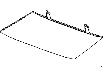 GM 13279890 Plate,Theft Deterrent Sensor Opening Trim
