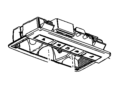 GM 13285098 Lamp Assembly, Dome & Reading *Ttnum, Ice B