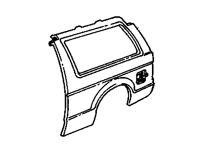 15628281 - Genuine GM Panel Assembly, Body Side Outer/Lh