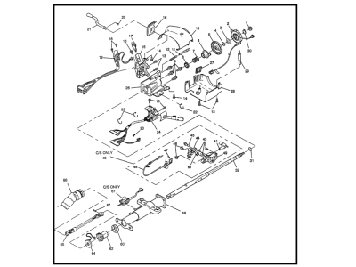 Chevrolet Express Steering Column - 26061646