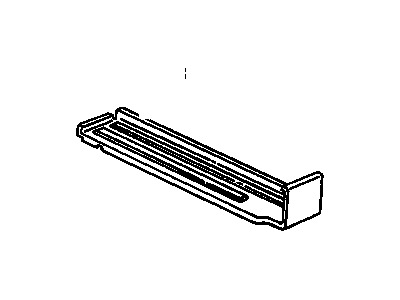 GM 14066754 Panel, Rear Side Door Step Lower 14066754 GM Panel, Rear Side Door Step Lower Illustration 1 of 1