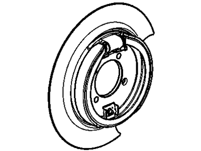 GM 15773308 Brake Assembly, Parking Lh