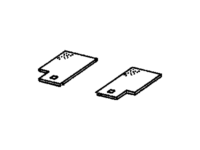 GM 12344283 Mat Pkg,Front Carpet