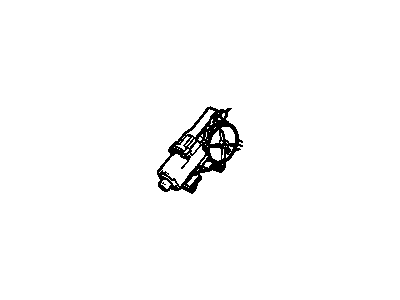 GM 96964419 Motor Assembly, Front Side Door Window Regulator
