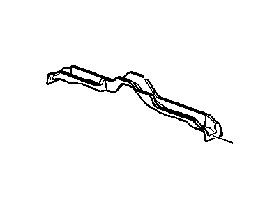 88937001 GM Sill,Underbody #2 Cr Illustration 1 of 1
