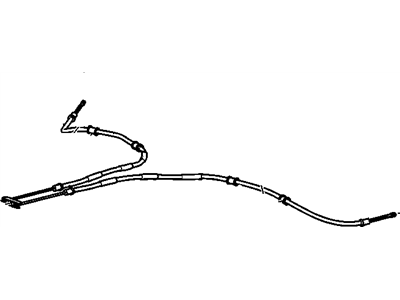 GM 22740875 Cable,Parking Brake Rear