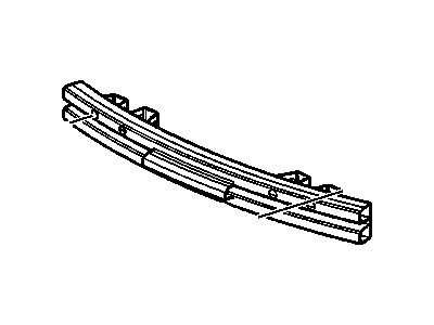 GM 15184698 Bar Assembly, Rear Bumper Imp