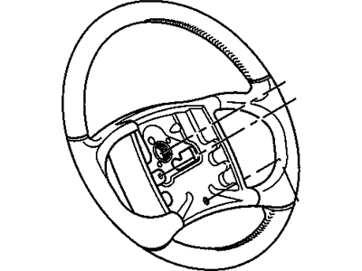 GM 16756816 Steering Wheel Assembly