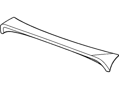 15944340 GM Spoiler Assembly, Rear End *Primed Illustration 1 of 1