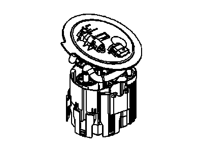 GM 93357975 Fuel Tank Fuel Pump Module (Sender & Pump & Regulator)