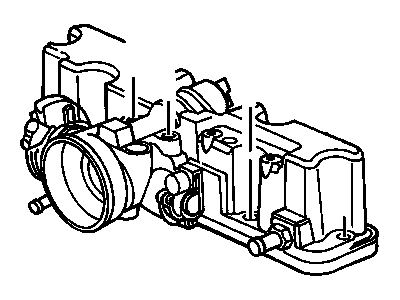 GM 17095194 Manifold Assembly, Upper Intake (W/ Throttle Body)