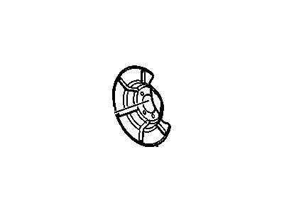 GM 22705357 Shield,Rear Brake
