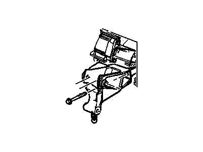 GM 15299278 Bracket,Trans Rear Mount