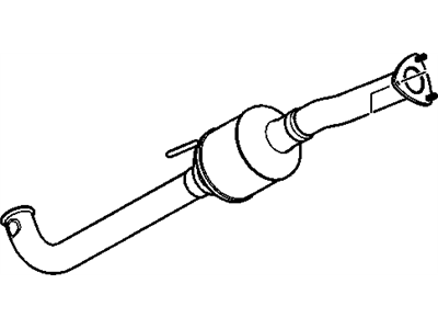 GM 23269390 Warm Up 3Way Catalytic Convertor Assembly (W/ Exhaust Pip