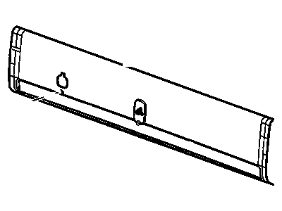 GM 10371626 Molding Assembly, Rear Window Lower Garnish *Neutral