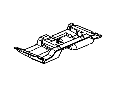 GM 25715145 Carpet Assembly, Rear Floor Panel *Sable