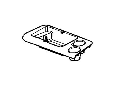 20794441 GM Pocket, Body Side Trim Panel Stowage *Ebony Illustration 1 of 1