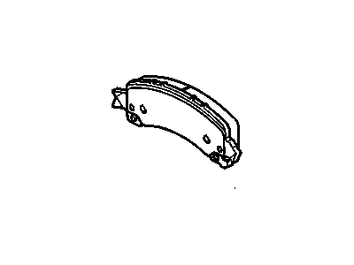 GM 84265875 Pad Kit, Rear Disc Brake