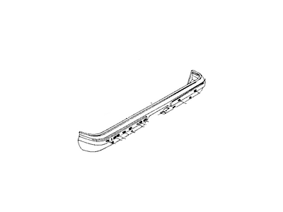 GM 14021280 Bar, Rear Bumper Face/Chrome