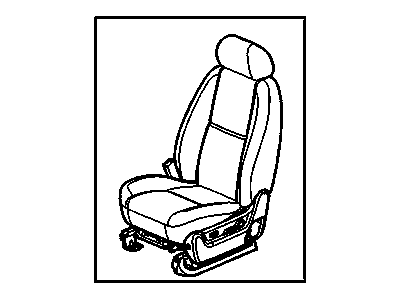 GM 15865117 Seat Assembly, Driver *Titanium