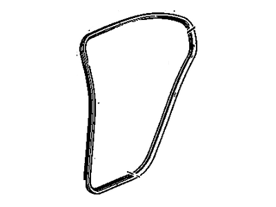 GM 22793747 Weatherstrip,Rear Side Door