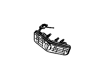 GM 16514256 Lamp Assembly, Front Fog & Parking Lamp (Bar Type)