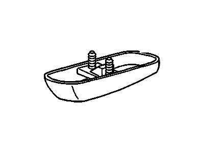GM 15192454 Lamp Assembly, Dome *Graphite *Graphite