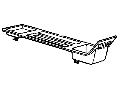 GM 22555619 PLATE, Floor Console