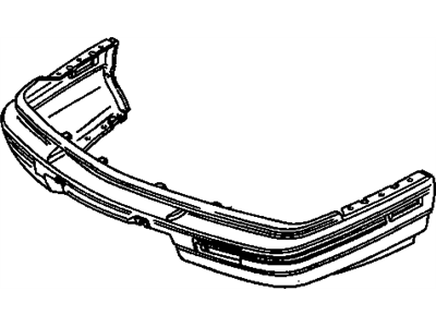 1992 Pontiac Grand Prix Bumper - 10252349