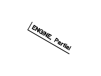 GM 24504085 Engine Assembly, 3.8L (231 Cubic Inch Displacement) Service Parti
